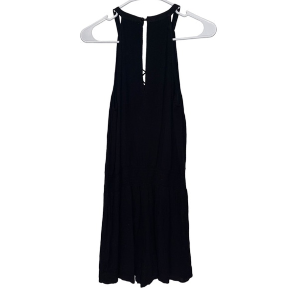 ANTHROPOLOGIE Chloe Oliver Amoret Black Sleeveless Romper Size Medium - Picture 4 of 9